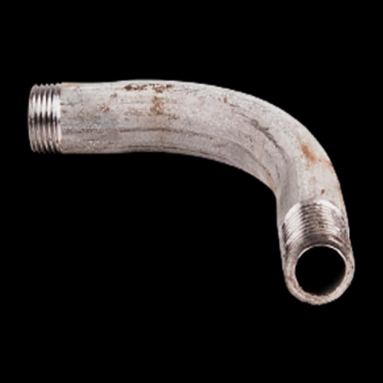 Отвод стальной шовный 90гр оц Дн 33.5х3.2 (Ду 25) резьба из труб по ГОСТ 3262-75 КАЗ