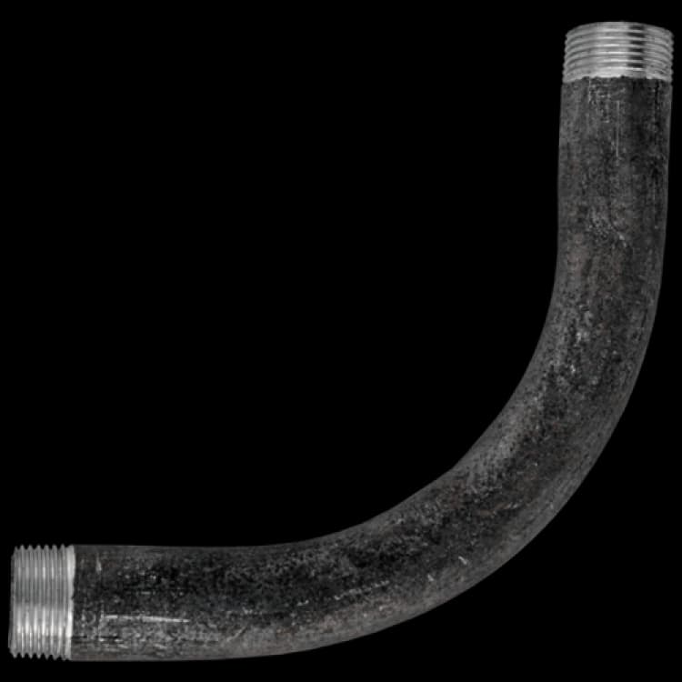 Отвод стальной шовный 90гр Дн 21.3х2.8 (Ду 15) резьба из труб по ГОСТ 3262-75 КАЗ