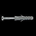 Шуруп с шестигранной головкой D6х60/10х50 с дюбелем Шуруп с шестигранной головкой D6х60/10х50 с дюбелем