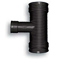 Тройник редукционный Wavin X-Stream гофрированный 500x300х90° Тройник редукционный Wavin X-Stream гофрированный 500x300х90°