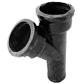 Тройник чугунный канализационный Ду 50х50 мм 45гр безнапорный косой ДПК Тройник чугунный канализационный Ду 50х50 мм 45гр безнапорный косой ДПК
